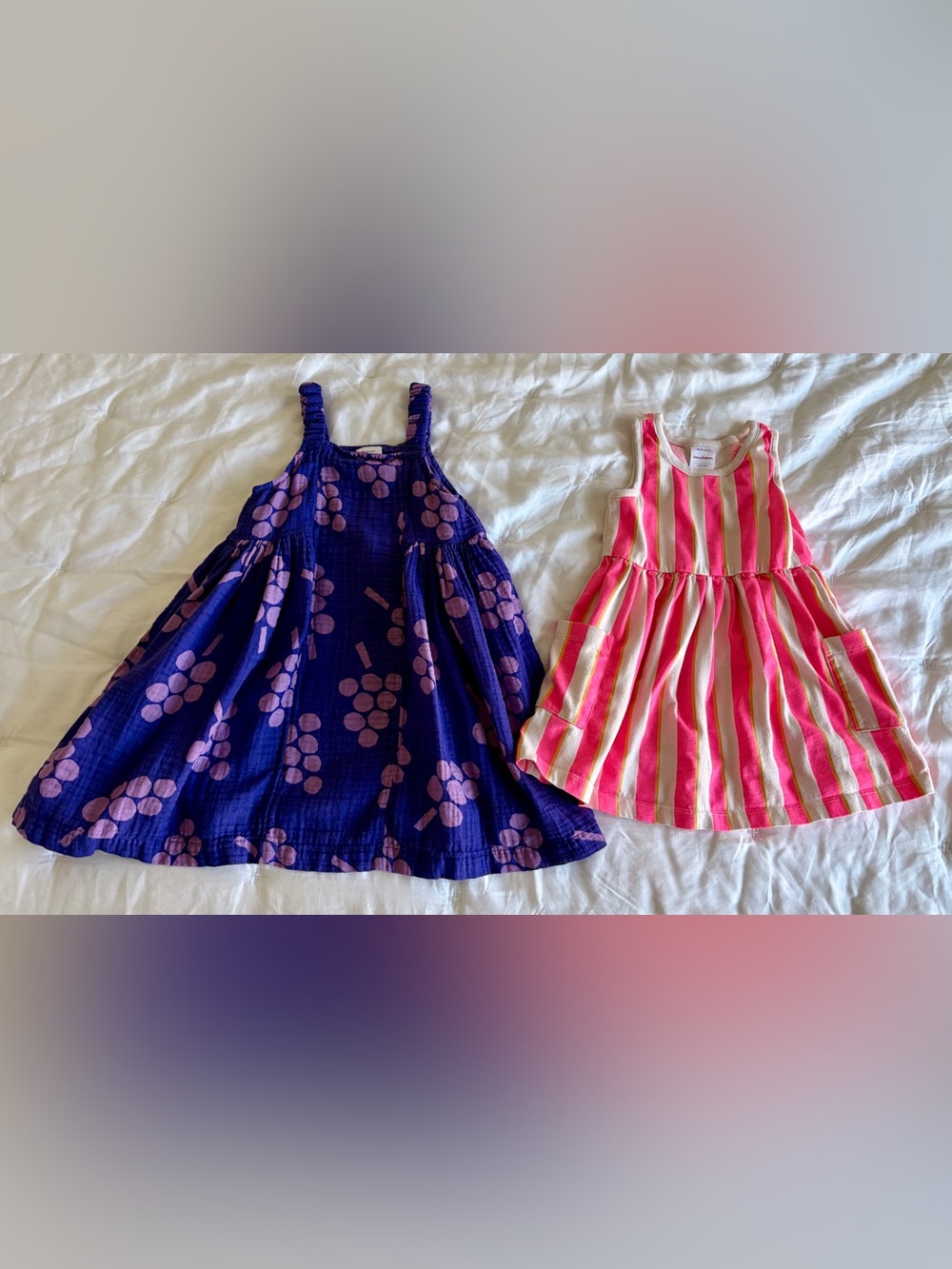Hanna Andersson Playground and Muslin Dress Bundle